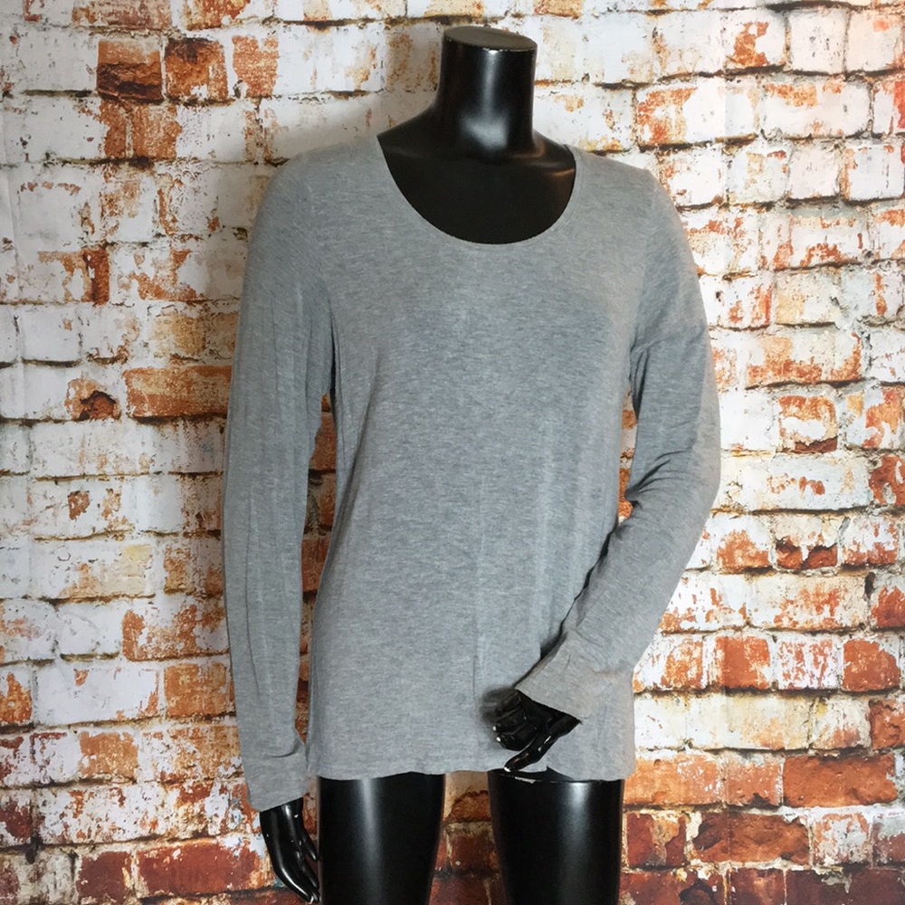 Eileen Fisher Long Sleeve Grey Shirt